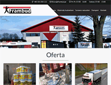 Tablet Screenshot of frambud.pl