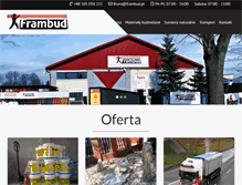 Tablet Screenshot of firmowa.frambud.pl
